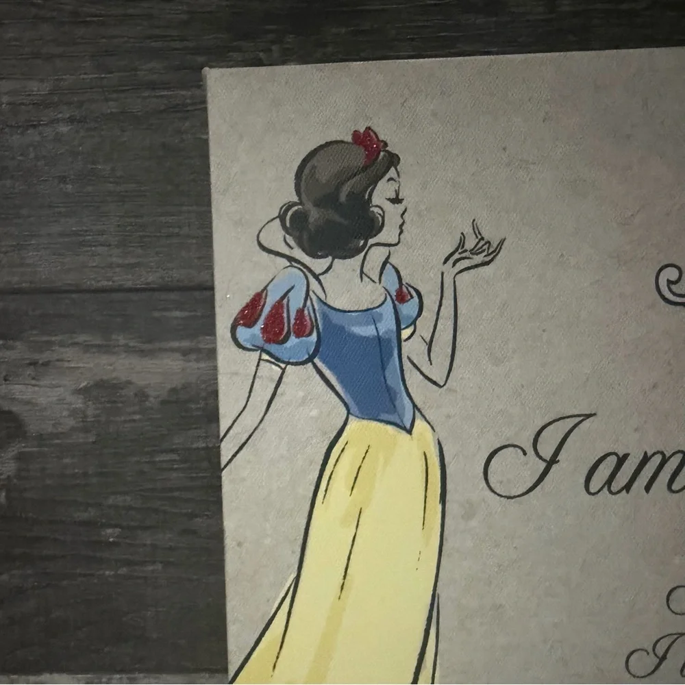 Disney Princess Themed Art Print on Canvas